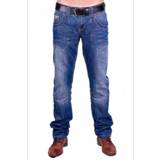 👉 Blauw mannen Cars Jeans Bedford Reading ( Stonewashed Used )