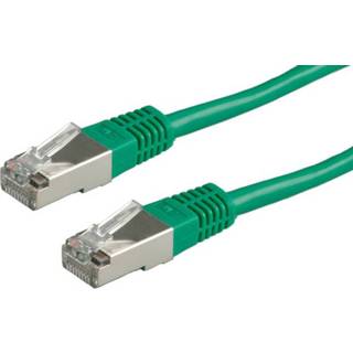 👉 Patch kabel netwerkkabels groen Value S/FTP (PiMF) Patchkabel, Cat. 6, 5,0m 7611990177608