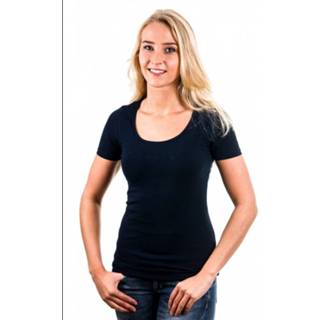 👉 Shirt vrouwen ronde hals korte blauw Garage Women T-Shirt Round Neck Navy ( art 0701)