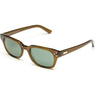 👉 Zonnebril donkergroen transparent acetate unisex Green Crystal Spektre Semper Adamas (Deep Green)