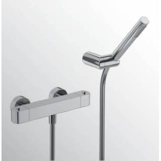 👉 Dado chroom Huber Douchethermostaatkraan met handdoucheset DD.D01010.21