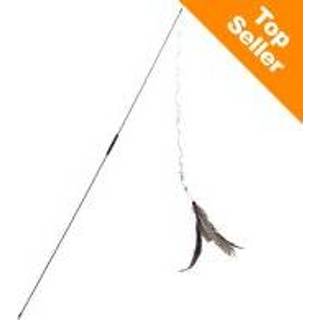 👉 Katten hengel met veren speelhengels Kattenhengel Bird - ca. 92 cm