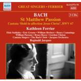 👉 St.Matthew Passion Cantata Singers CANTATA SINGERS. J.S. BACH, CD