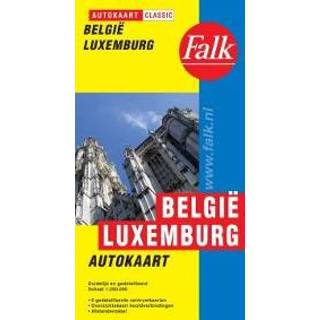 👉 Autokaart default Falk België / Luxemburg Classic