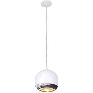 👉 Hanglamp plafond rond hanglampen binnenverlichting chroom wit aluminium SLV Light Eye ES111