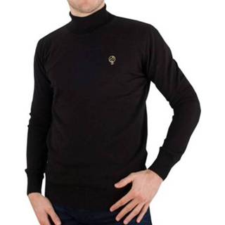 👉 Sweater zwart goud Quick / Q1905 - Canvey Turtleneck Black/ Gold