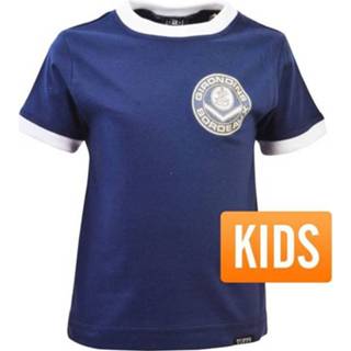 👉 Shirt bordeaux kinderen TOFFS - Retro Ringer T-Shirt Kids Navy