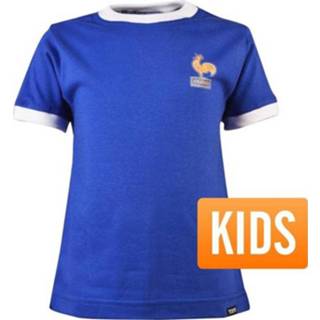 👉 Shirt blauw kinderen TOFFS - France Retro Ringer T-Shirt Kids Blue