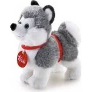 👉 Knuffel grijs junior Trudi Classic Husky 15 cm 8006529510107