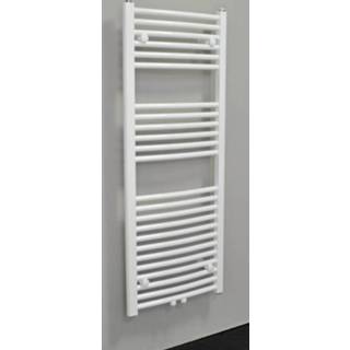 👉 Design radiatoren wit Sanicare radiator midden aansluiting gebogen 120 x 45 cm.