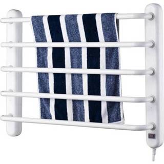 👉 Handdoek wit Badstuber Towel elektrische verwarming 60x50cm 9002827117054