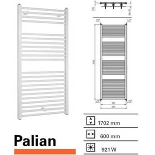 👉 Handdoekradiator Boss & Wessing Palian 1702 x 600 mm (13 kleuren) 8719304000044