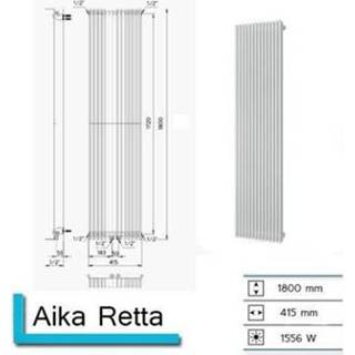 👉 Design radiatoren Designradiator Boss & Wessing Aika Retta 1800 x 415 (13 kleuren) 8719304121824