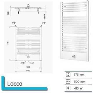 👉 Design radiatoren Designradiator Boss & Wessing Locco 775 x 600 mm (13 kleuren) 8719304121961
