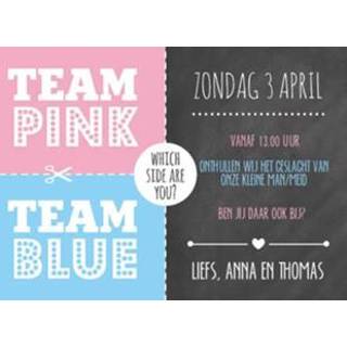 👉 Roze blauw nederlands Team pink of blue