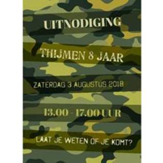 Camouflage uitnodiging nederlands 1142747605 0 Nederlands Camouflage uitnodiging