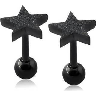 👉 Star Stud oorbellen Stardust Black