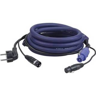👉 DAP Licht Power/Signaal kabel, Schuko male - Powercon male & XLR male - XLR female, 10 meter