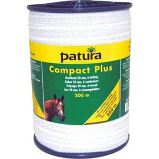 👉 Wit Patura compact plus lint 20mm 200m of 400m rol