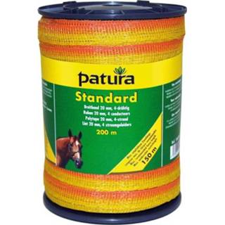 👉 Geel oranje Patura standaard lint 20mm, geel/oranje 200m 4032922011310