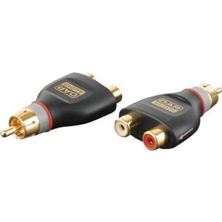 👉 DAP Xcaliber XGA42 1x RCA male naar 2x RCA female