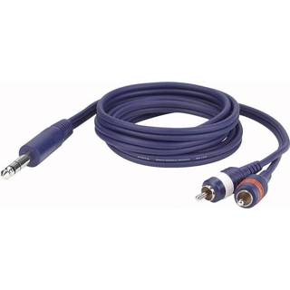 👉 Verloopkabel DAP FL35 1x Stereo jack naar 2x RCA 6m 8717748046581