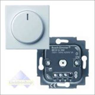 👉 Busch-Jaeger dimmer 6513 U-102 met draaiknop voor tronic (elektronische trafo's) (40-420W) Solo davos/studiowit