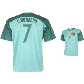 Voetbalshirt groen Portugal Ronaldo Uit 2016-2018