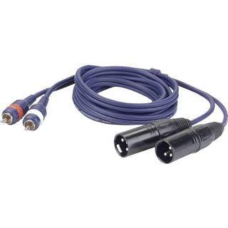 👉 Verloopkabel DAP FL26 2x XLR male naar RCA 3m