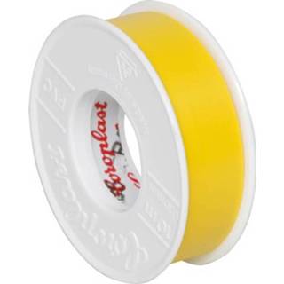 👉 PVC-Isolatieband geel 25mm, 25 meter Coroplast