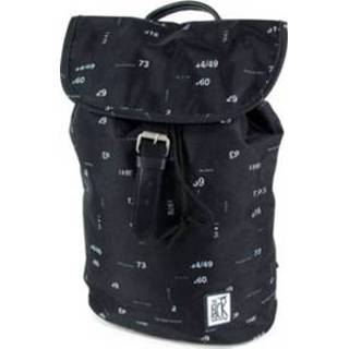 👉 Daypack zwart polyester met cijfers The Pack Society rugzak Numbers allover 8718803134946