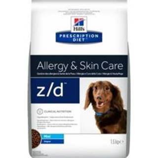 👉 Honden voer allergieën Hill's Prescription Diet Canine Z/D Skin/Food Sensivities Mini Hondenvoer - Dubbelpak: 2 x 6 kg