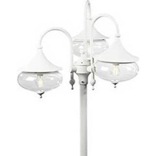 👉 Libra lantaarnpaal 3-lichts met Hercules paal wit 621-250 + 575-250