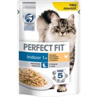 👉 Kattenvoer Perfect Fit Indoor - Kip & Erwten 24 x 85 g