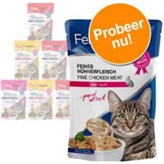 👉 Kattenvoer probeerpakketten Gemengd Probeerpakket: 6 x 100 g Feline Porta 21 - probeerpakket (graanvrij)