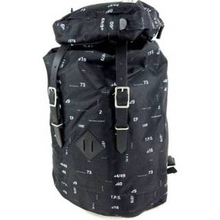 👉 Backpack zwart polyester ja cijfers met The Pack Society Premium trekkoord en klepsluiting Numbers allover 8718803135158