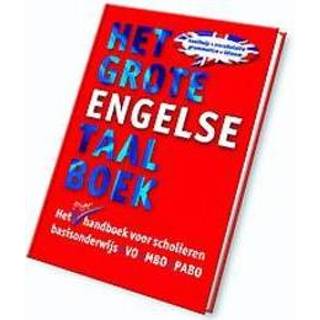 👉 Handboek Het Grote Engelse Taalboek. enige voor scholieren basisonderwijs vo.mbo.pabo, Mark, Marijke van der, Hardcover 9789491263422