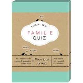 👉 VERTEL EENS FAMILIE QUIZ. Voor jong & oud, Van Vliet, Elma, onb.uitv.