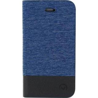 👉 Standcase zwart blauw Mobilize Multiple Book Stand Case Apple iPhone 4/4S Black/Blue - Mobil 8718256801990