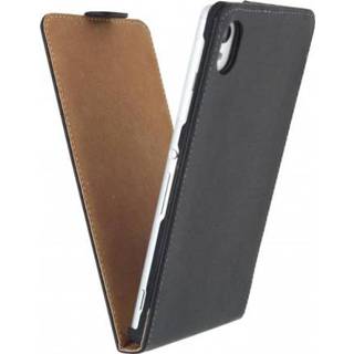 👉 Flipcase zwart Mobilize Classic Flip Case Sony Xperia M4 Aqua Black - 8718256808258