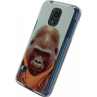 👉 Xccess Metal Plate Cover Samsung Galaxy S5 mini Funny Gorilla - 8718256800979