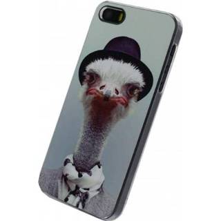 👉 Xccess Metal Plate Cover Apple iPhone 5/5S/SE Funny Ostrich - 8718256800818
