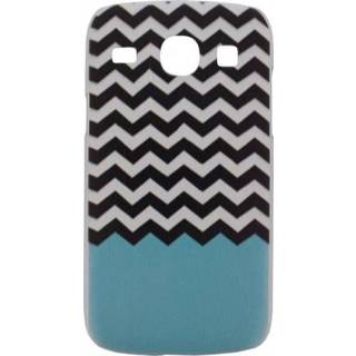 👉 Turkoois Xccess Cover Samsung Galaxy Core I8260 Turquoise Stripes - 8718256060007