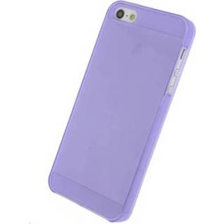 👉 Transparent purper Mobilize Gelly Case Apple iPhone 5/5S/SE Purple - 8718256032486