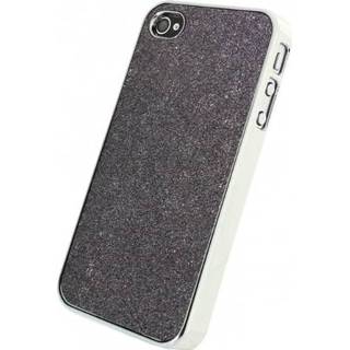 👉 Grijs Xccess Glitter Cover Apple iPhone 4/4S Grey - 8718256067563