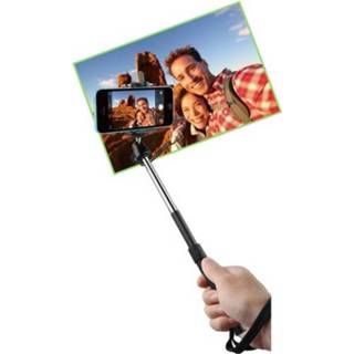 👉 Selfiestick zwart BeHello Selfie Stick Wired Black - 8719075552155