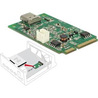 👉 1 Mini PCIe I/O full size x USB Type-C™ 3.1 Gen 2 Buchse - Delo 4043619952595