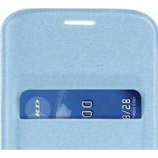 👉 Blauw Booklet Clear voor Samsung Galaxy S6 edge, lichtblauw - Hama 4047443313652