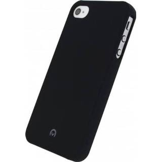 👉 Zwart Mobilize Cover Premium Coating Apple iPhone 4/4S Black - 8718256020094