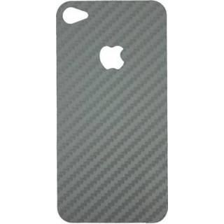 👉 Zilver Xccess Backcover Sticker Apple iPhone 4 Silver - 8718256005572